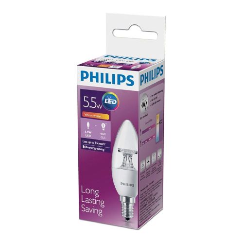 Philips 5 5W Candle LED Lamp Qatar