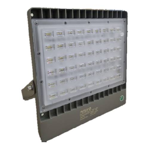 Noura LED flood light models NR-TG20016 200W and NR-TG30016 300W for commercial outdoor lighting in Qatar